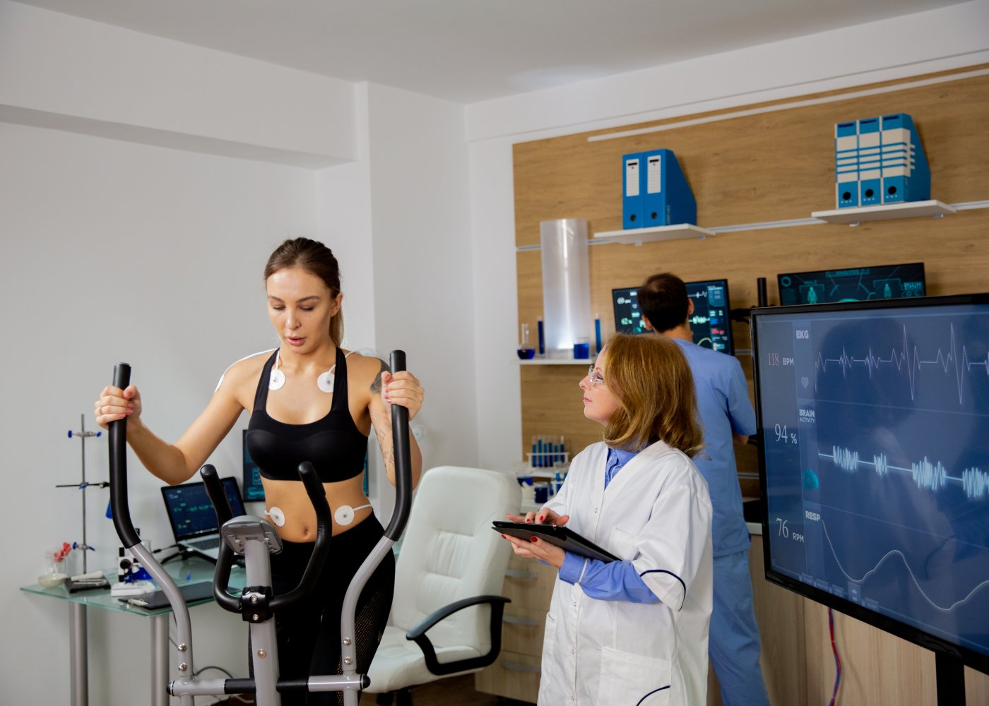 Photo of a sports medicine evaluation