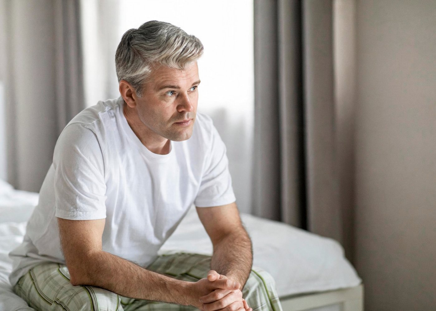Photo of a man's health and vitality