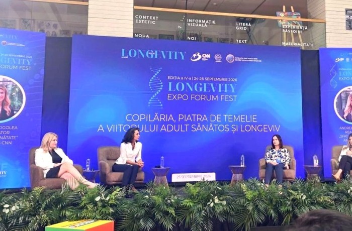 Copilăria, piatra de temelie a viitorului adult sănătos și longeviv: Raluca Prodan la Longevity Expo Forum Fest