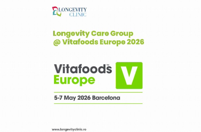 Longevity Care Group va fi prezent la Vitafoods Europe 2026, la Barcelona