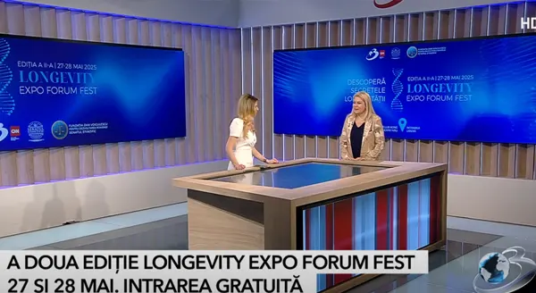 Raluca Prodan, fondatoarea Longevity Clinic, despre viitorul longevității și medicina personalizată la Longevity Expo Forum Fest 2025